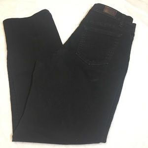 🛍 5/$25 Lee Black Relaxed Straight Leg At Waist Jeans